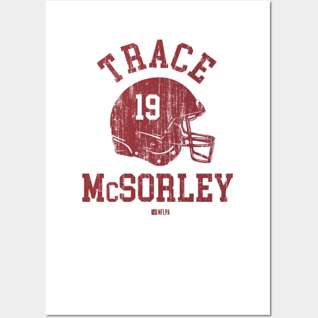 Trace McSorley Arizona Helmet Font Wall Art by TodosRigatSot